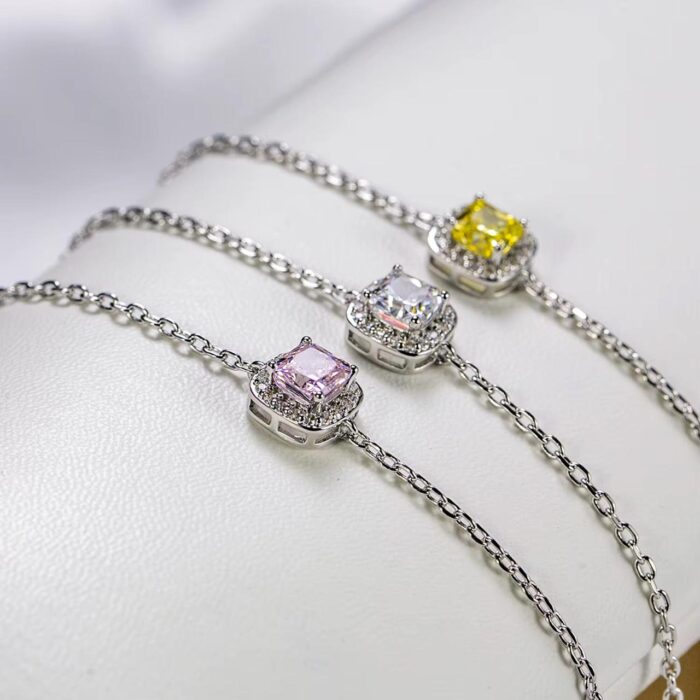 Paris Glow – French Retro Diamond Tennis Bracelet