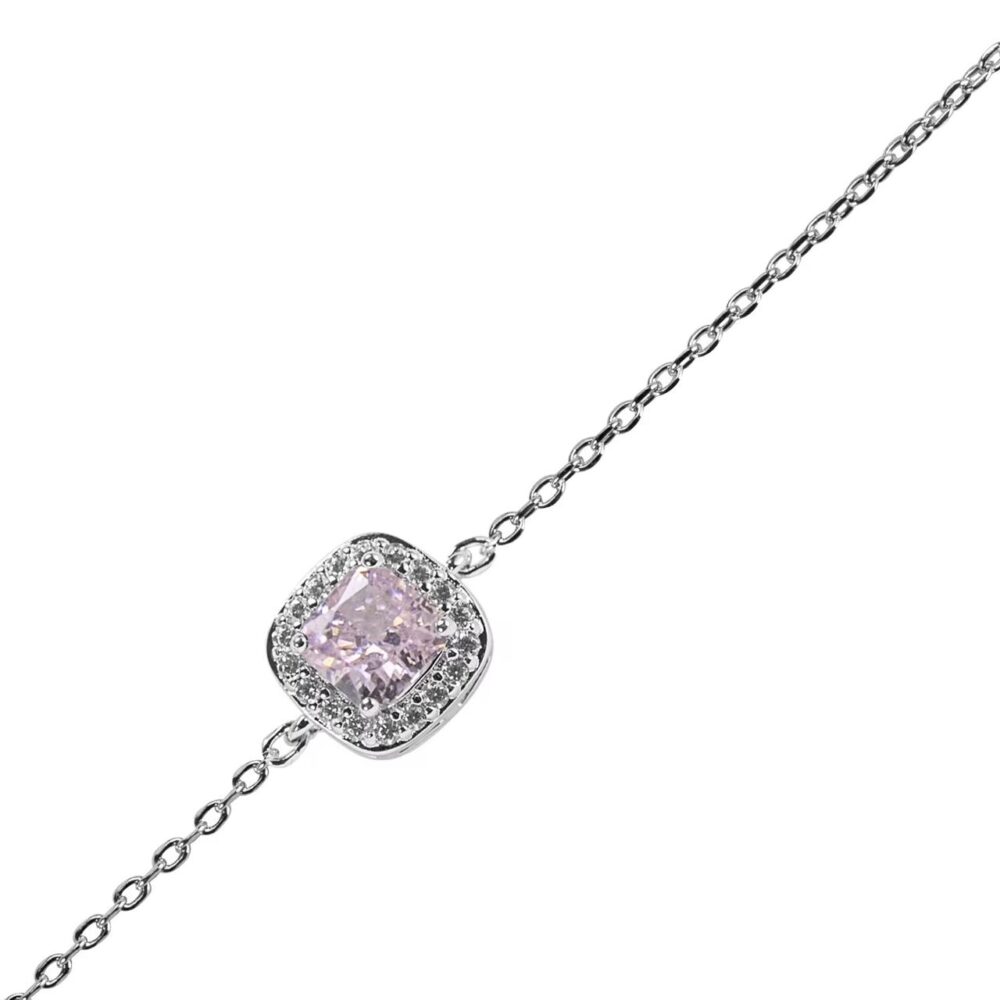 Paris Glow – French Retro Diamond Tennis Bracelet - Image 3