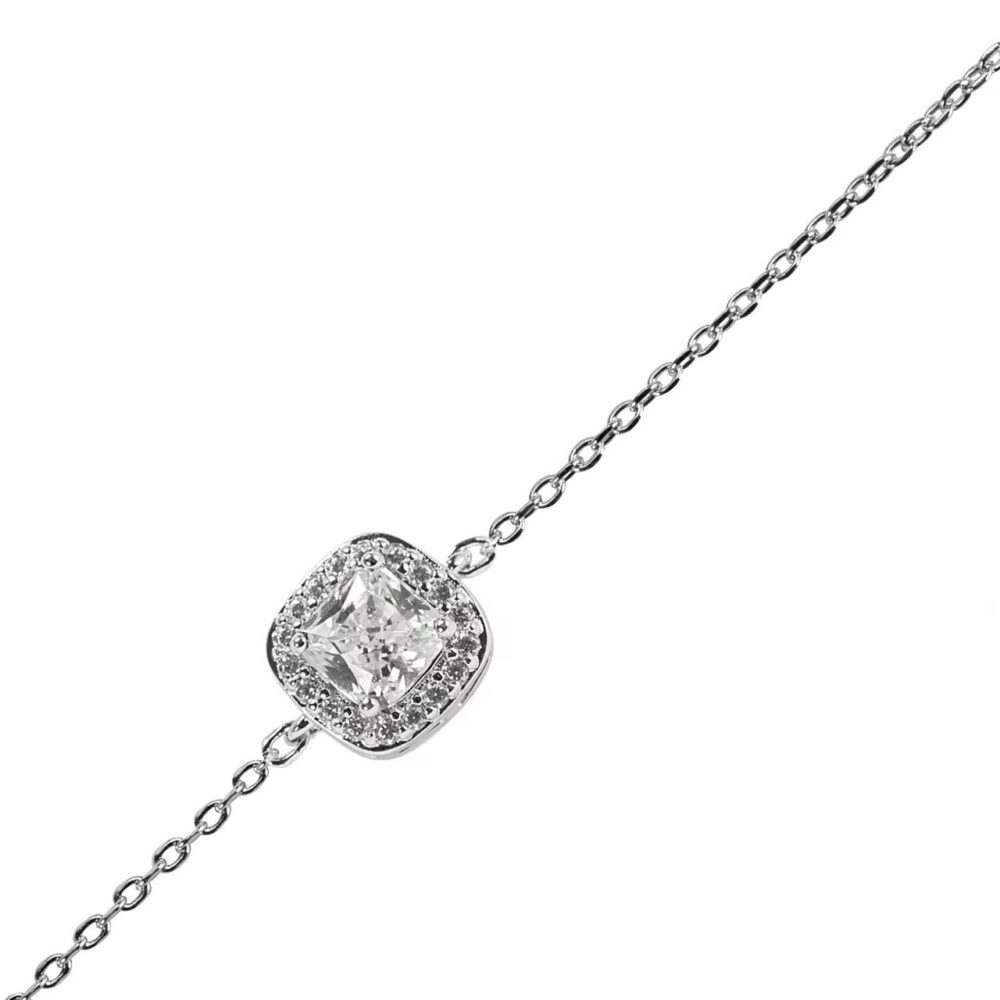 Paris Glow – French Retro Diamond Tennis Bracelet - Image 2