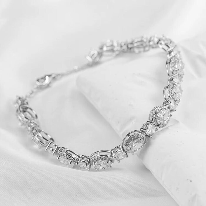 Ice Spark – High-Quality Brass Tennis Bracelet