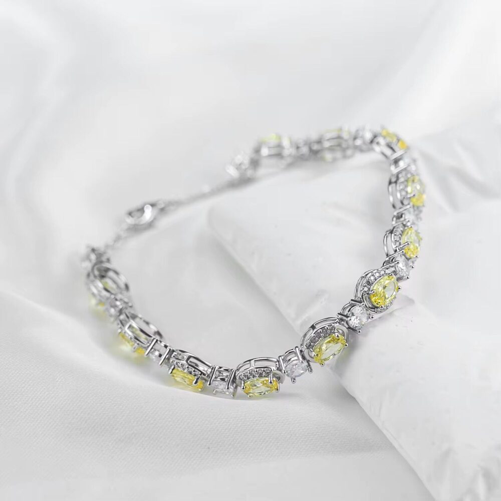 Ice Spark – High-Quality Brass Tennis Bracelet - Image 3