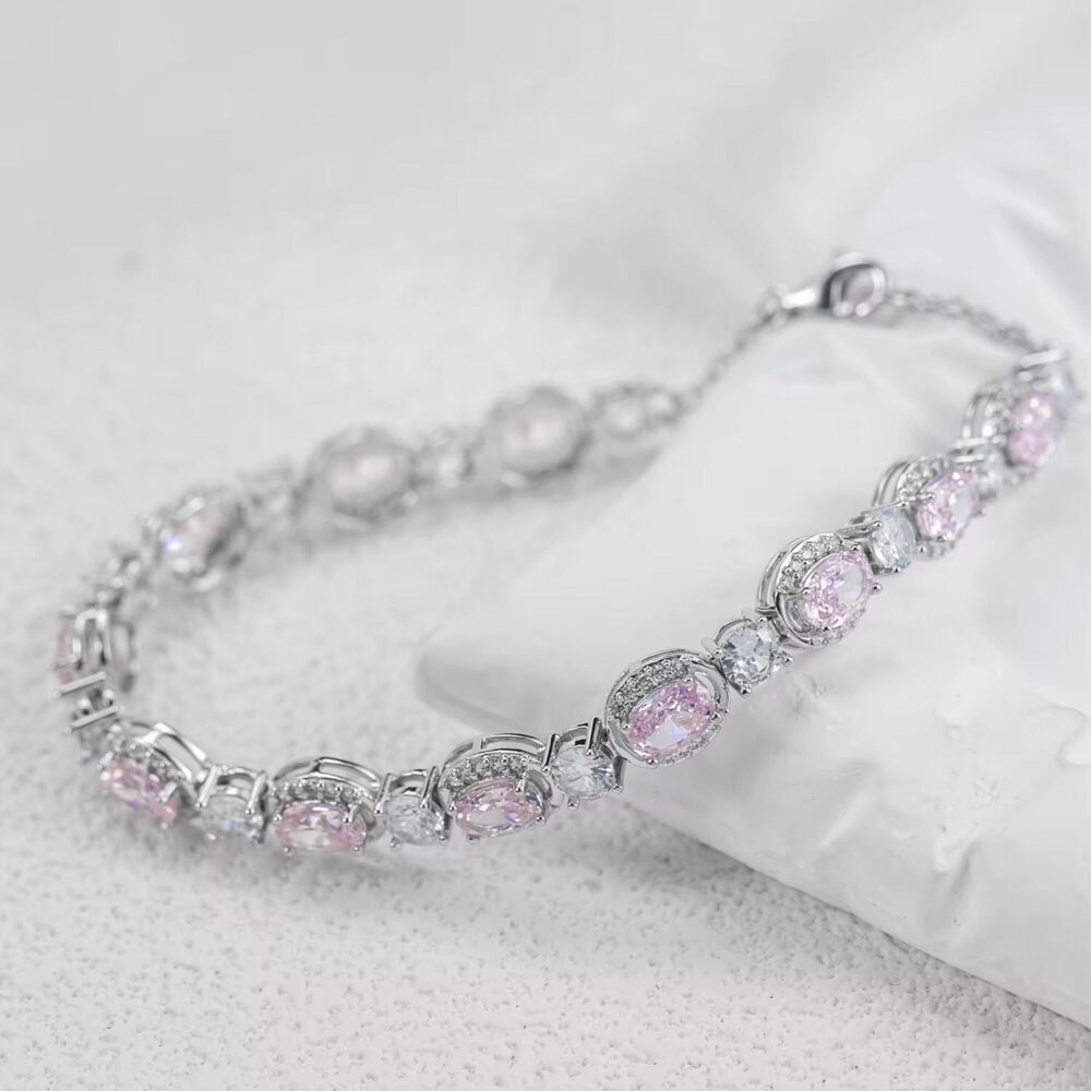 Ice Spark – High-Quality Brass Tennis Bracelet - Image 2